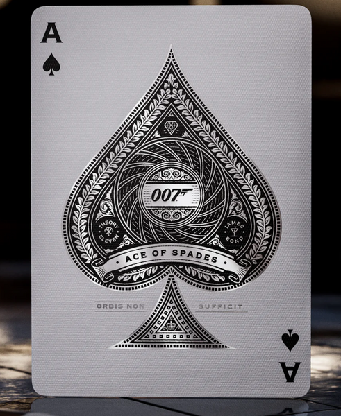 James Bond Silver Foil Edition Double 007 Playing cards