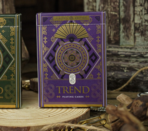 Trend (Purple) Playing Cards