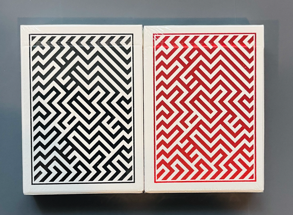 BLRD Red and Black Playing Cards by David Blaine