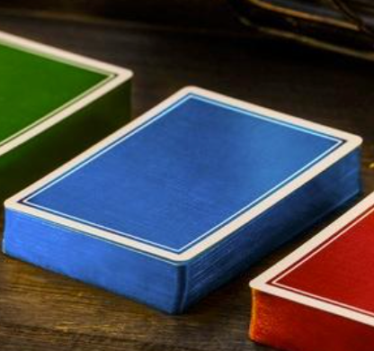 NOC Luxury Collection Sapphire Foil Edition Gilded Blue Playing Cards