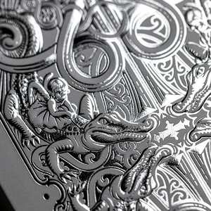 SILVER GATORBACKS by David Blaine Playing cards