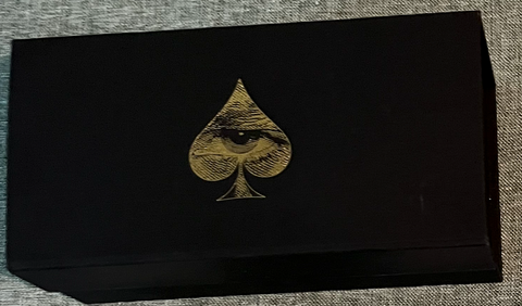 David Blaine Brick Box Skull & Bones Playing Card Storage