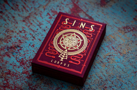 SINS Blood Corpus Playing Cards TWI Deck