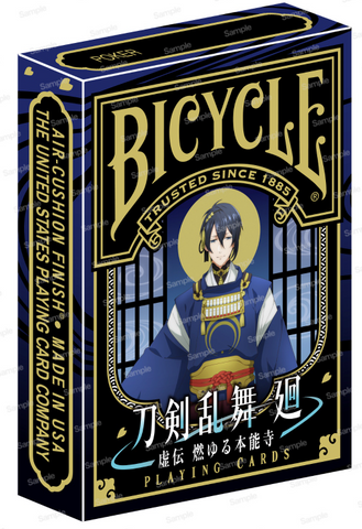 Bicycle Touken Ranbu Mawari - Burning Temple Playing Cards [Japan Import]