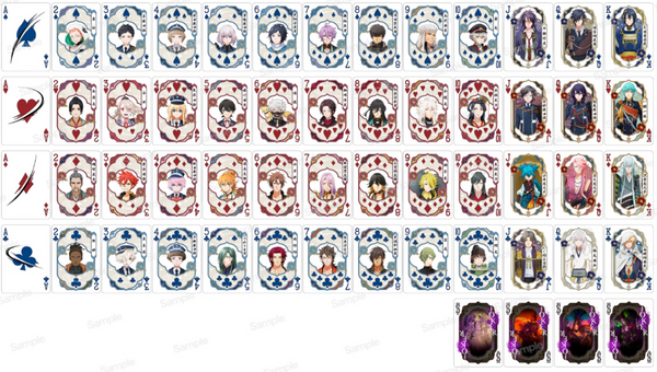 Bicycle Touken Ranbu Mawari - Burning Temple Playing Cards [Japan Import]