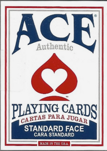 Ace Authentic Playing Cards Blu or Red Deck