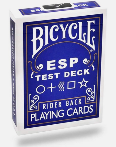 Bicycle ESP Test Deck Rider Back Playing Cards