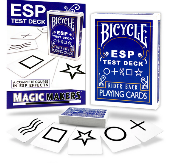 Bicycle ESP Test Deck Rider Back Playing Cards