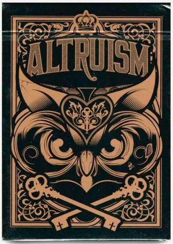 Altruism Black Or White Playing Cards
