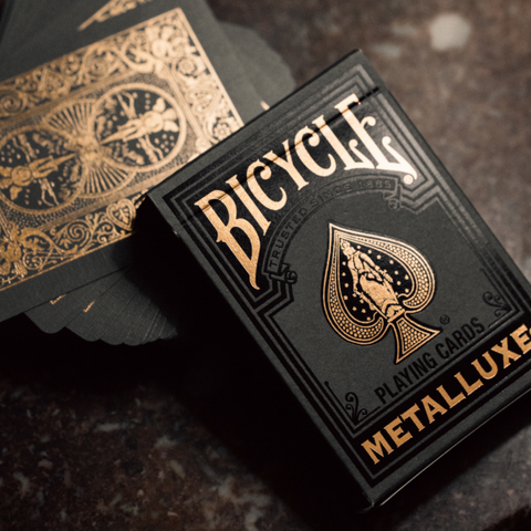 Bicycle Metalluxe Rose Gold Foil Playing Cards