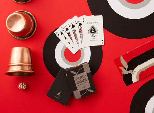 Peau Doux (Silver) Playing Cards