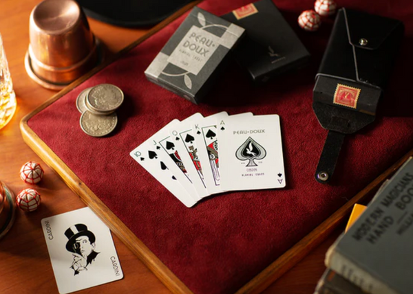 Peau Doux (Silver) Playing Cards