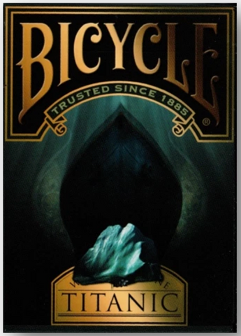 Bicycle Titanic Playing Cards White Star Line Crew Titanic Death Version Deck