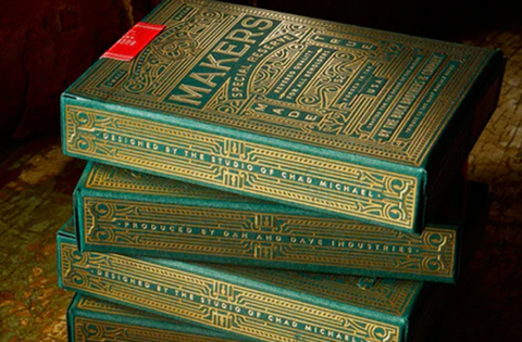 Makers Special Reserve Green Edition Playing Cards by Dan and Dave