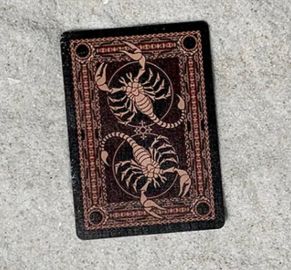 Bicycle Scorpion (Brown) Playing Cards