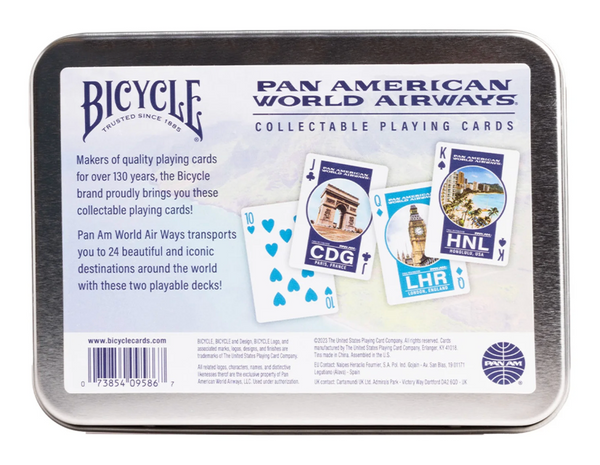 Bicycle x Pan-Am Playing Cards Deck Set in Collector's Tin