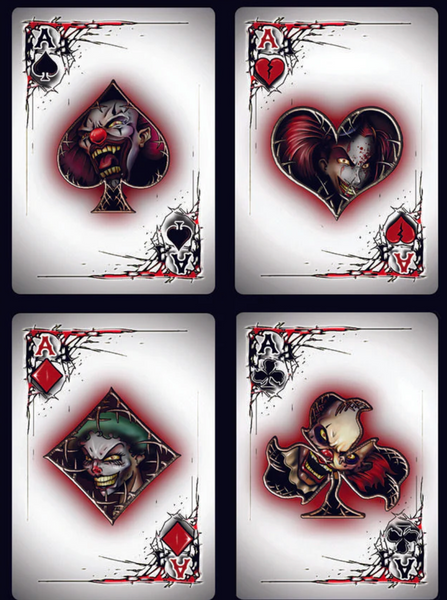 Bicycle Killer Clowns Playing Cards Rare Deck