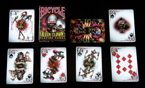 Bicycle Killer Clowns Playing Cards Rare Deck