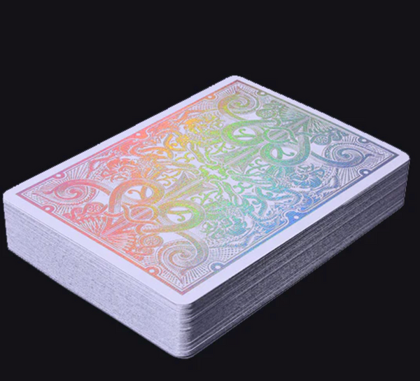 Bicycle Gator back David Blaine Metalluxe Holographic Playing Cards