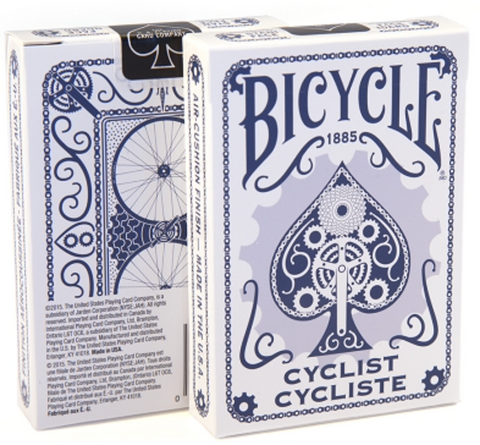 Bicycle Cyclist Blue Playing Cards