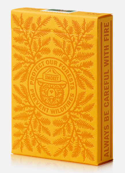 Smokey Bear Yellow Playing Cards by Art of Play