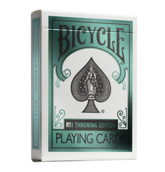 Bicycle Rick Smith Jr Aqua Throwing Edition Playing Cards