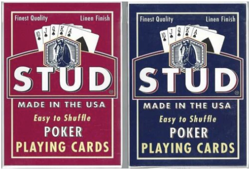 Stud Poker Playing Cards [Out Of Print] Rare