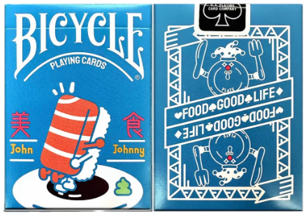 Bicycle John Johnny Playing Cards [Asia Import] (Food Good Life Deck)
