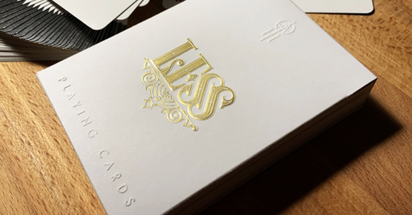 Less Gold Edition Playing Cards by Lotrek