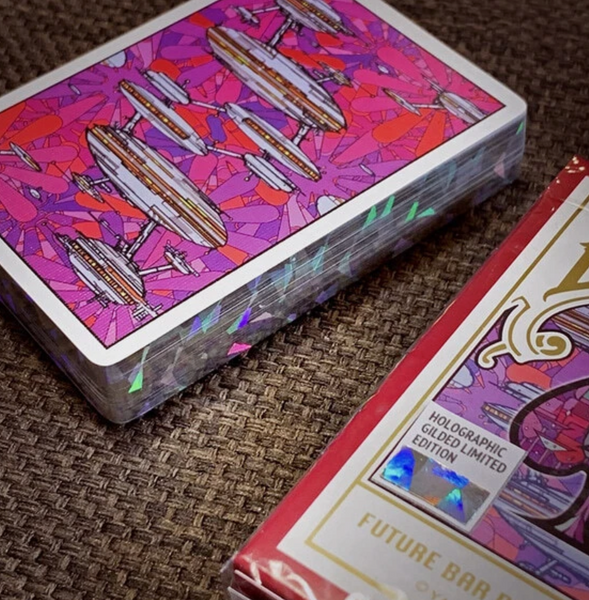 Bicycle Future Bar Holo Gilded Playing Cards [Japan Import]