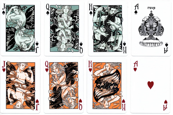 Bicycle Butterfly Playing Cards Lotreks 1st Deck! RARE