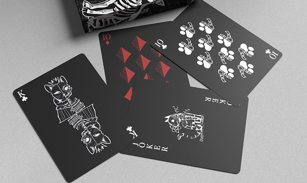 Schrodinger's Cat: Dead Black Edition Playing Cards