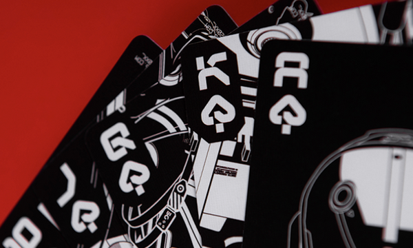 Bicycle Machine56 R-TYPE/2 Black Playing Cards