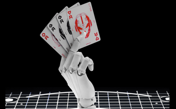 Bicycle Machine56 R-TYPE/3 White Playing Cards
