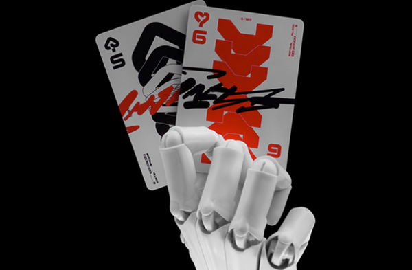 Bicycle Machine56 R-TYPE/3 White Playing Cards