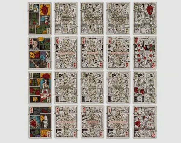 Frankenstein Series (Gilded) Playing Cards