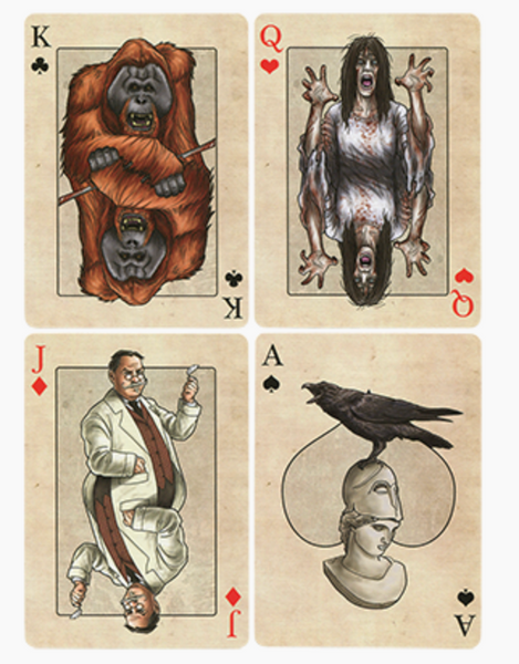 Bicycle Edgar Allen Poe Playing Cards Rare