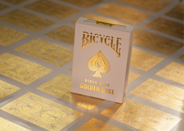 Bicycle Golden Luxe Rider Back Playing Cards RARE