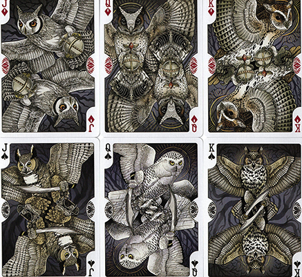 Bicycle Strigiformes Owl Playing Cards