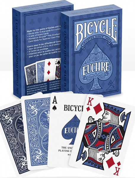 Bicycle (Euchre, Spades, Hearts and Solitaire) Playing Cards Decks