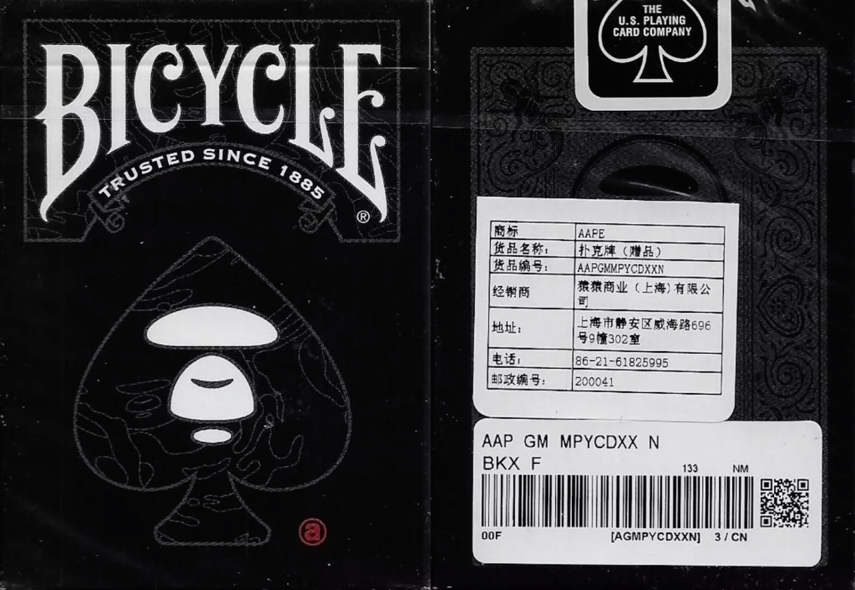 Bicycle x AAPE Playing Cards [Asia Import] (DENTED) – Card