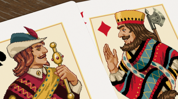Pixel Kingdom (Red Edition) Playing Cards
