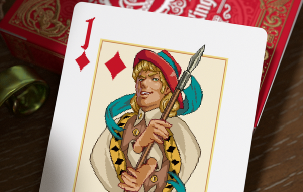 Pixel Kingdom (Red Edition) Playing Cards