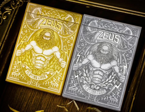 Zeus Limited Edition Playing Cards Decks by Chamber of Wonder