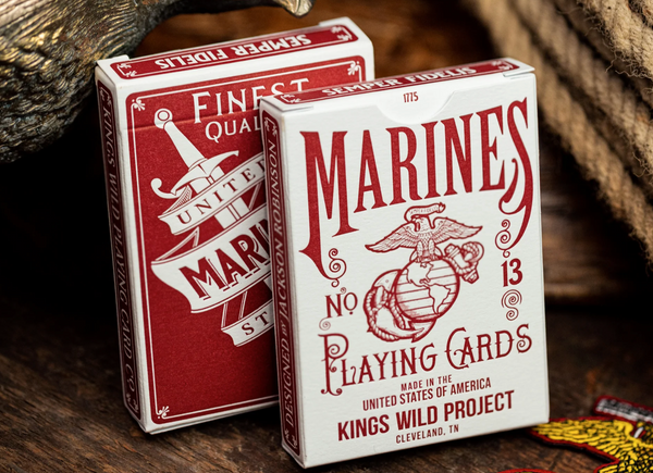 Marines Standard Edition Playing Cards by Kings Wild Project