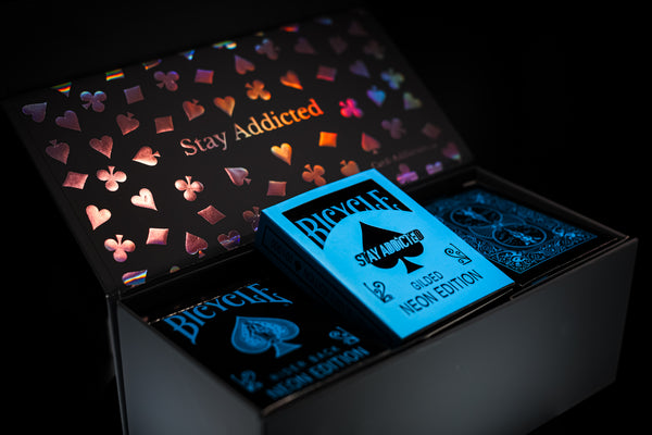 Holo Rose Gold Foil Brick Box for Playing Cards [LIMITED to 199] V2