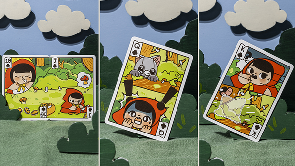 Bicycle Paper Royals Red Riding Hood Playing Cards