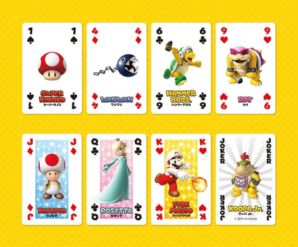 Nintendo Mario NAP-05 (Character Encyclopedia) Playing cards [Japan Import]