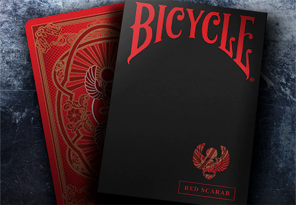 Bicycle Scarab Red Playing Cards Deck by Crooked Kings