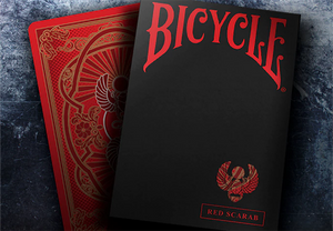 Bicycle Scarab Red Playing Cards Deck by Crooked Kings